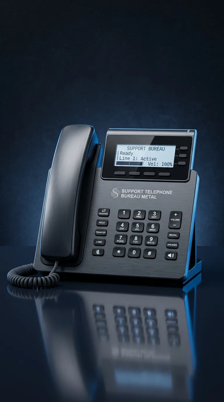 Support Telephone Bureau Metal