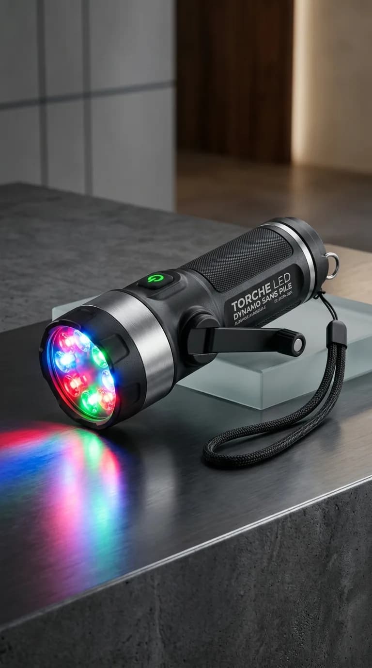 Torche Led Dynamo Sans Pile