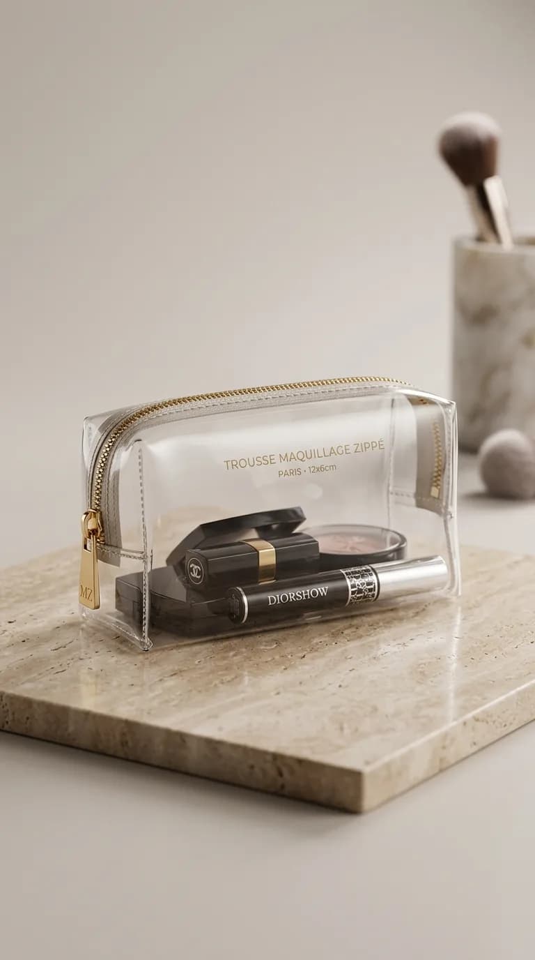 Trousse Maquillage Zippé