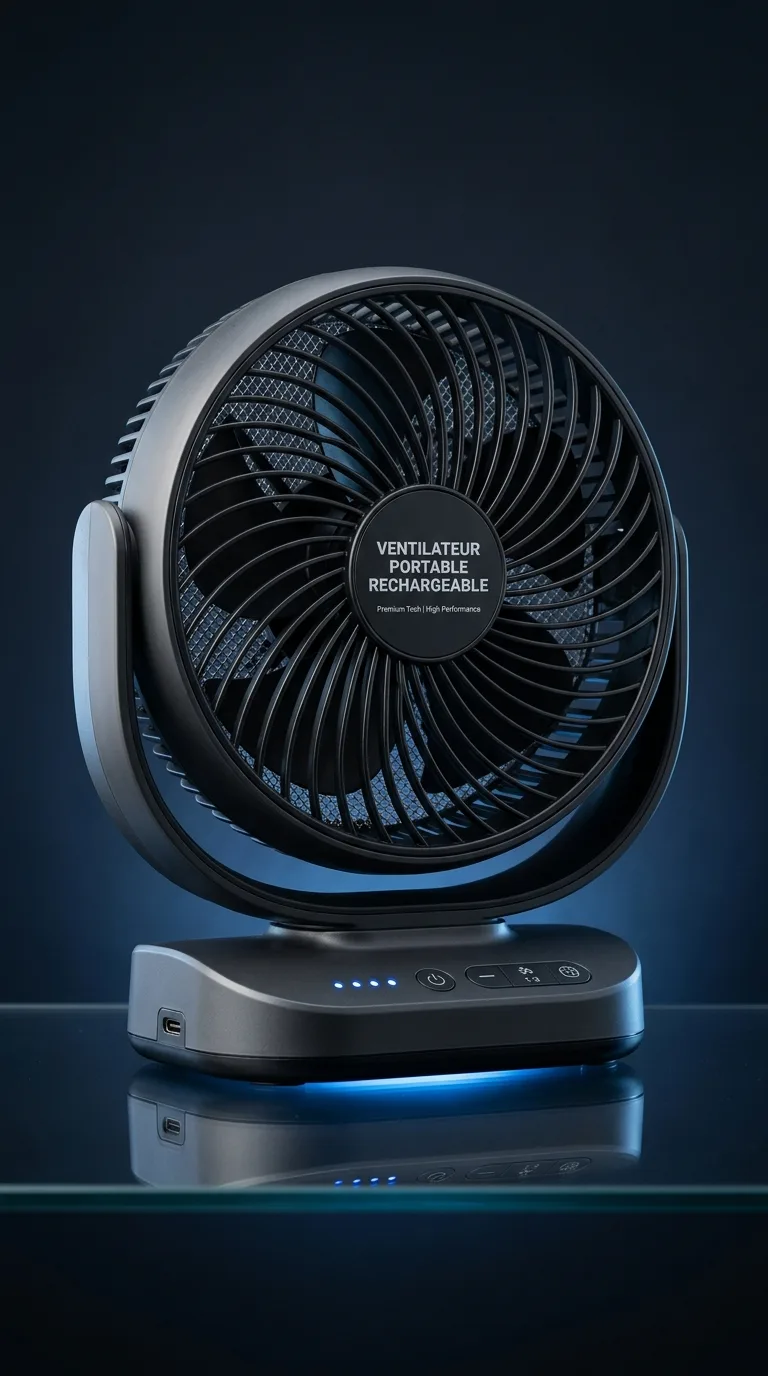 Ventilateur Portable Recharceable