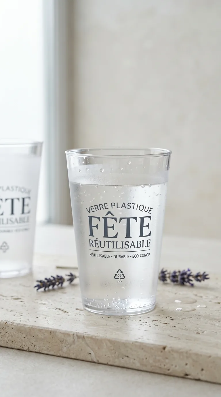 Verre Plastique Fete