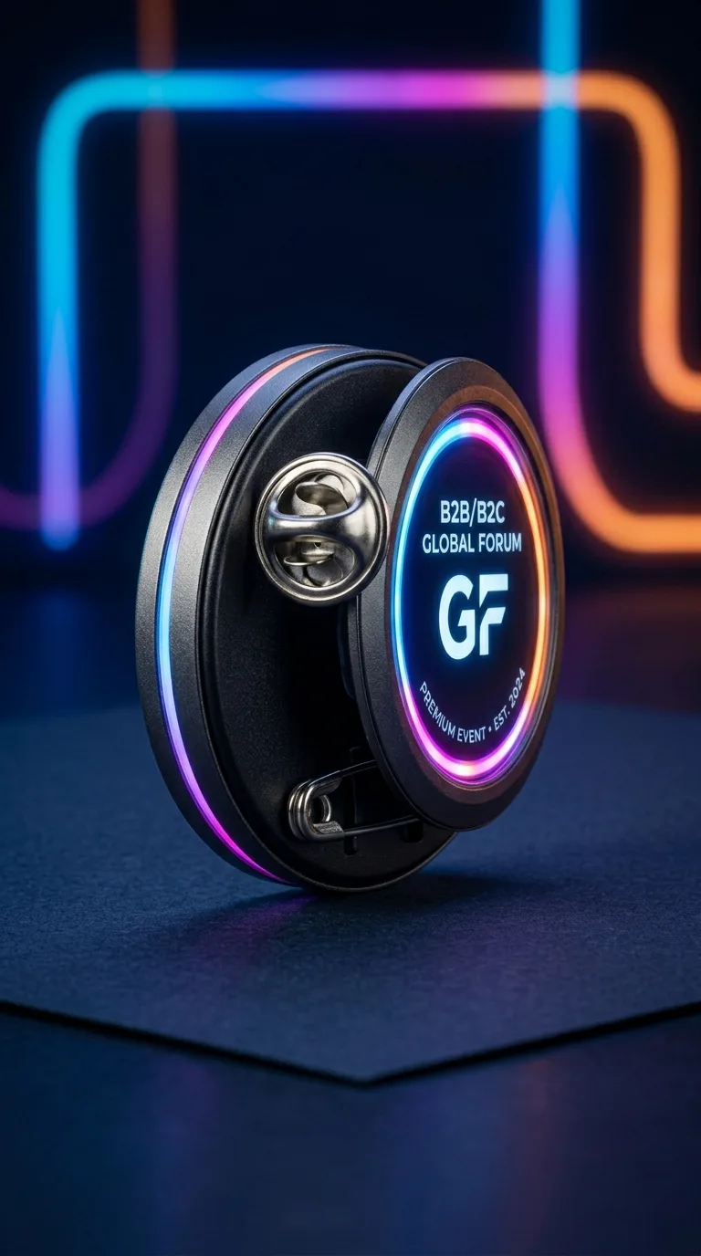Badge Led Rond