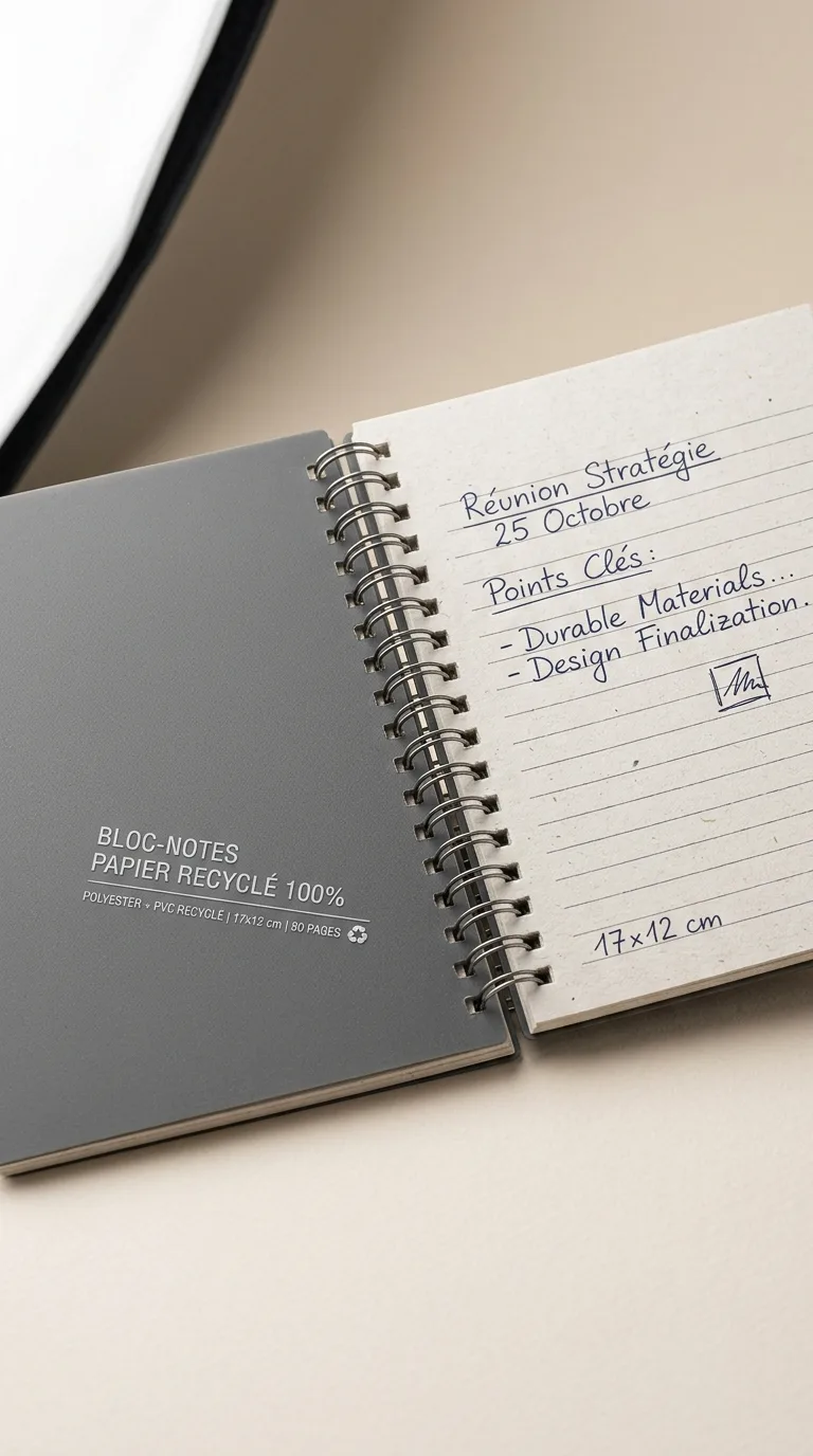 Bloc Notes Papier Recycle