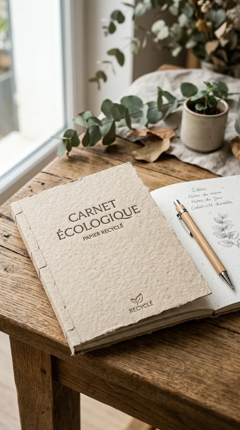 Carnet Ecologique Papier Recycle