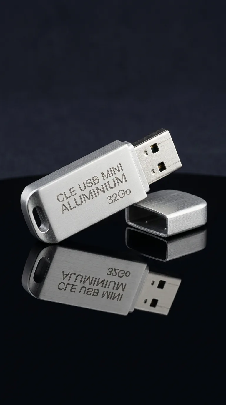 Cle Usb 16gb Metal Slim — vue 2