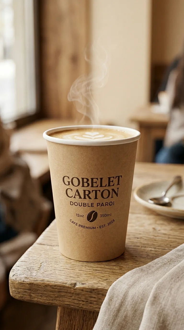 Goblet Carton Double Paroi