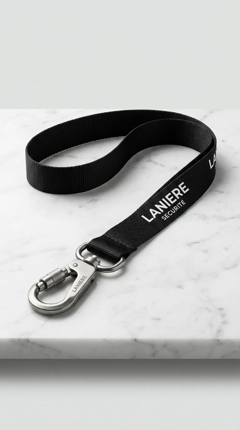 Laniere Clip Metal Securite