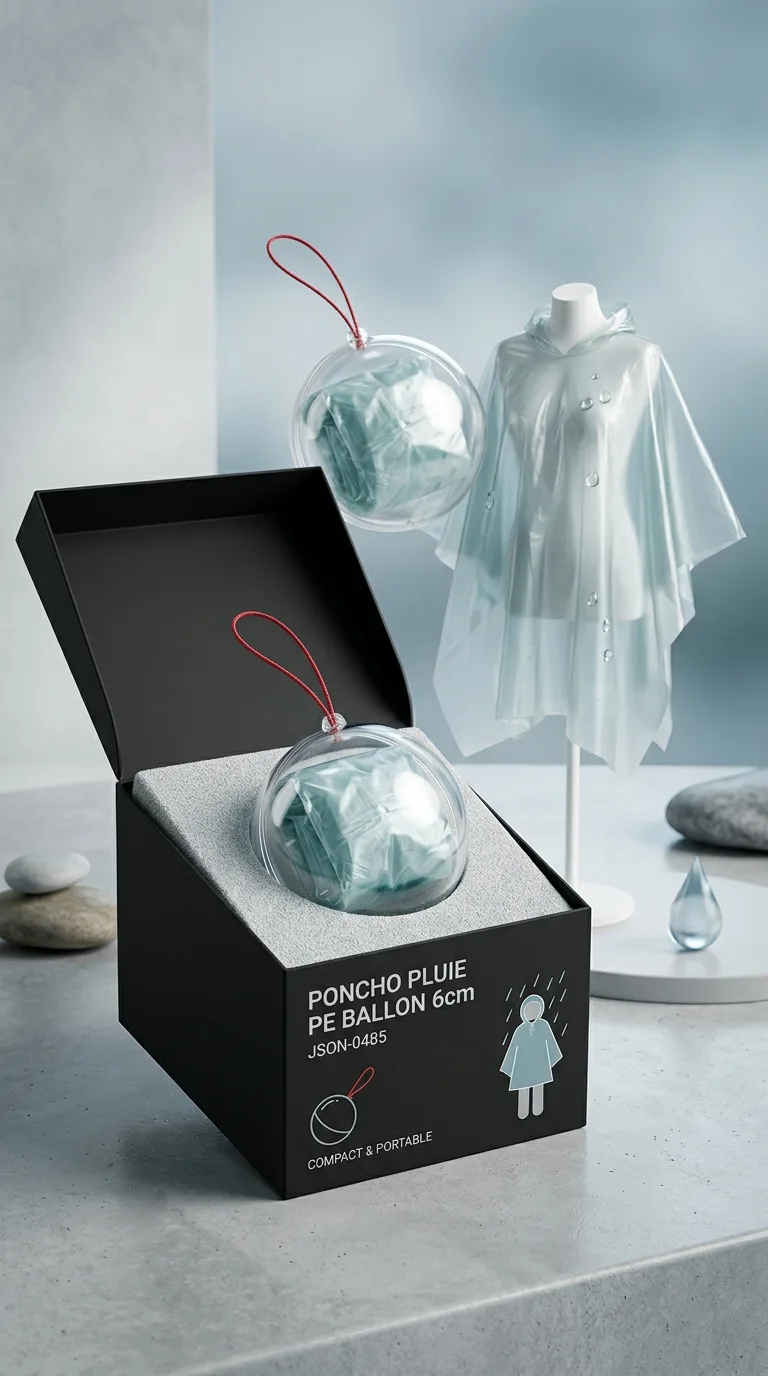 Poncho Pluie Pe Ballon 6cm