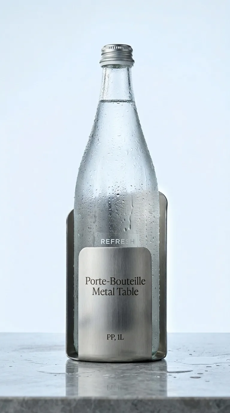 Porte Bouteille Metal Table