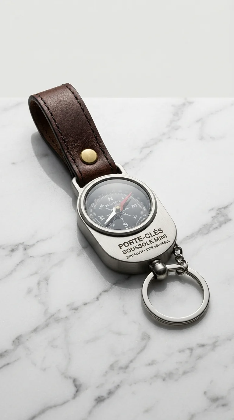 Porte Cles Boussole Mini