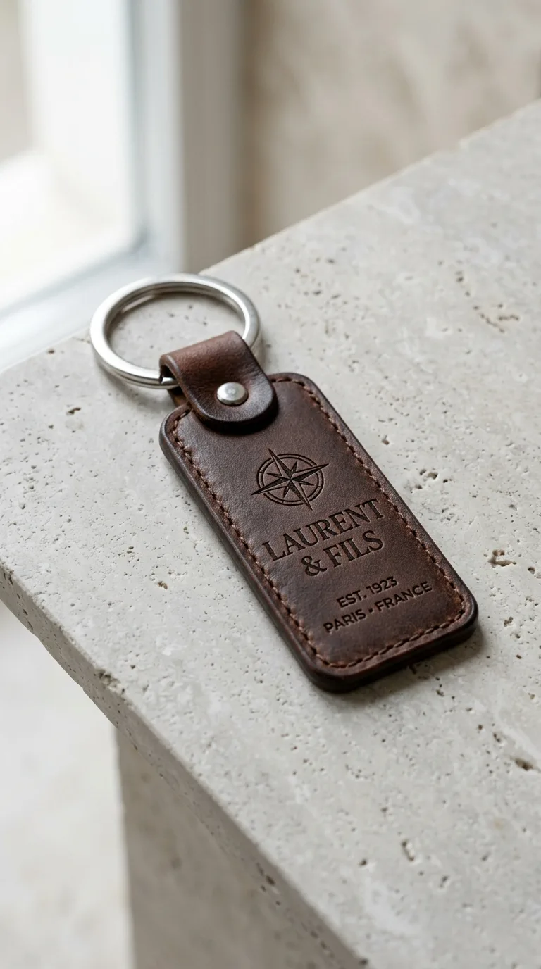 Porte Cles Cuir