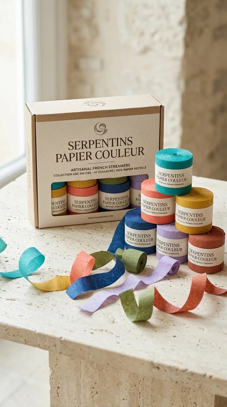 Serpentins Papier Couleur